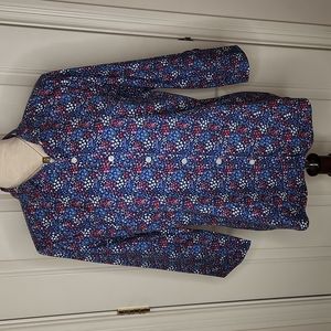 L.l. Bean Wrinkle-Free Pinpoint Oxford Shirt Size M